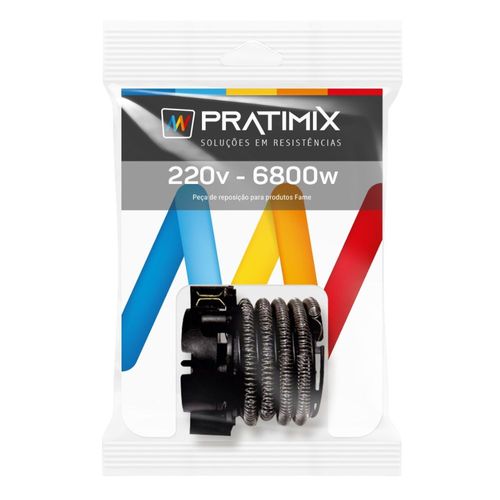 Resistência Ducha Elegance/Evidence 4 Temperaturas 220V 6800W Pratimix