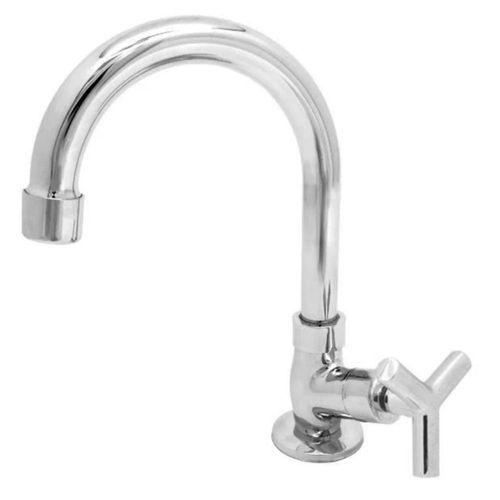 Torneira para Banheiro Mesa 1/4V Bica Baixa Cromado 3095 C55 DN15