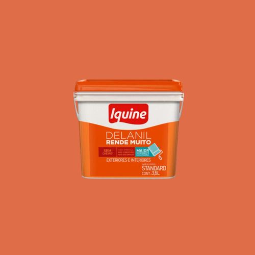 Tinta Standard Acrílica Fosco Delanil Caranguejo 3,6L Iquine