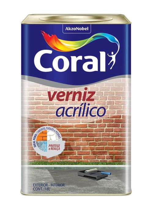 Verniz Acrílico Incolor 18L Coral