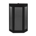 Arandela-Bolt-Trapezio-em-Aluminio-Preto-para-1-Lampada-E27