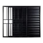 Veneziana-3-Folhas-com-Grade-Aluminio-Preto-100x150cm