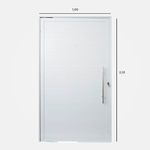 Porta-Pivotante-Seteira-Aluminio-Branco-Esquerdo-210x100cm