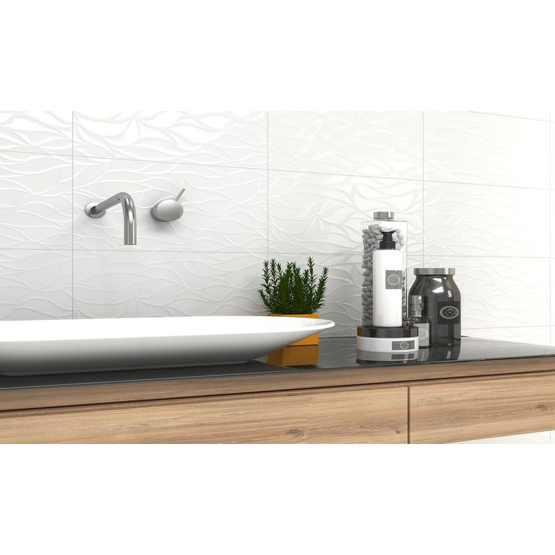 Revestimento Campestre Retificado Brilhante Branco 33x60cm 2,34m2