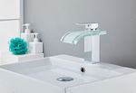 Monocomando-para-Banheiro-Mesa-Bica-Baixa-Cromado-Cascata-Luxo-18cm
