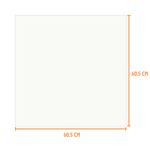 Porcelanato Bianco Retificado Polido Branco 60,5x60,5cm 1,83m2