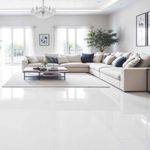 Porcelanato Bianco Retificado Polido Branco 60,5x60,5cm 1,83m2