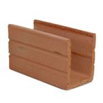 Canaleta Cerâmica de Vedação 14x19x29cm Tatuí