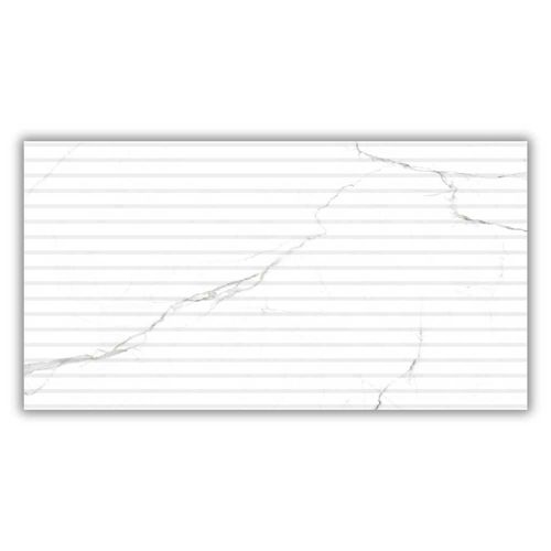 Revestimento Rip Marmo Lux Borda Reta Brilhante Branco 62x119cm 2,20m2