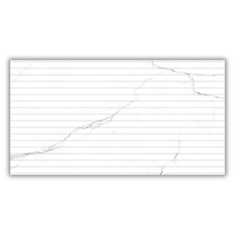 Revestimento Rip Marmo Lux Retificado Brilhante Branco 62x119cm 2,20m2