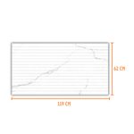 Revestimento Rip Marmo Lux Retificado Brilhante Branco 62x119cm 2,20m2