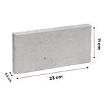 Plaqueta Cerâmica Refratária 11xx23x2,5cm MTA