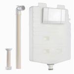 Caixa para Descarga Embutida Elegance M9000 Branco 50mm Montana