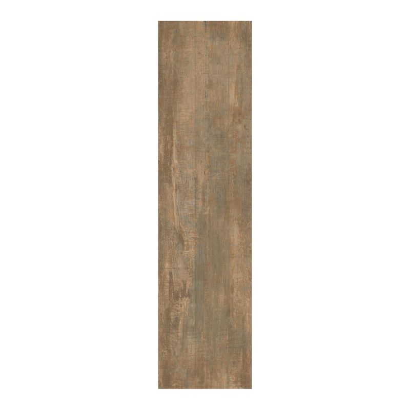Porcelanato Antique Retificado Granilhado Marrom 30x120cm 2,27m2