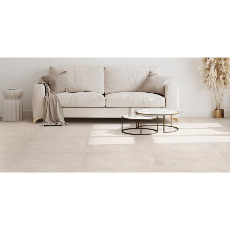 Piso Arena Matte HD Retificado Acetinado Bege 80x80cm 2,62m2