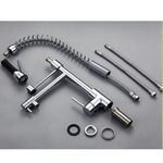 Monocomando para Cozinha Mesa 1/4V Bica Alta Cromado Gourmet ABS 50cm