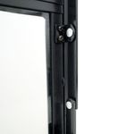 Janela Basculante Vidro Boreal Alumínio Preto 60x80cm