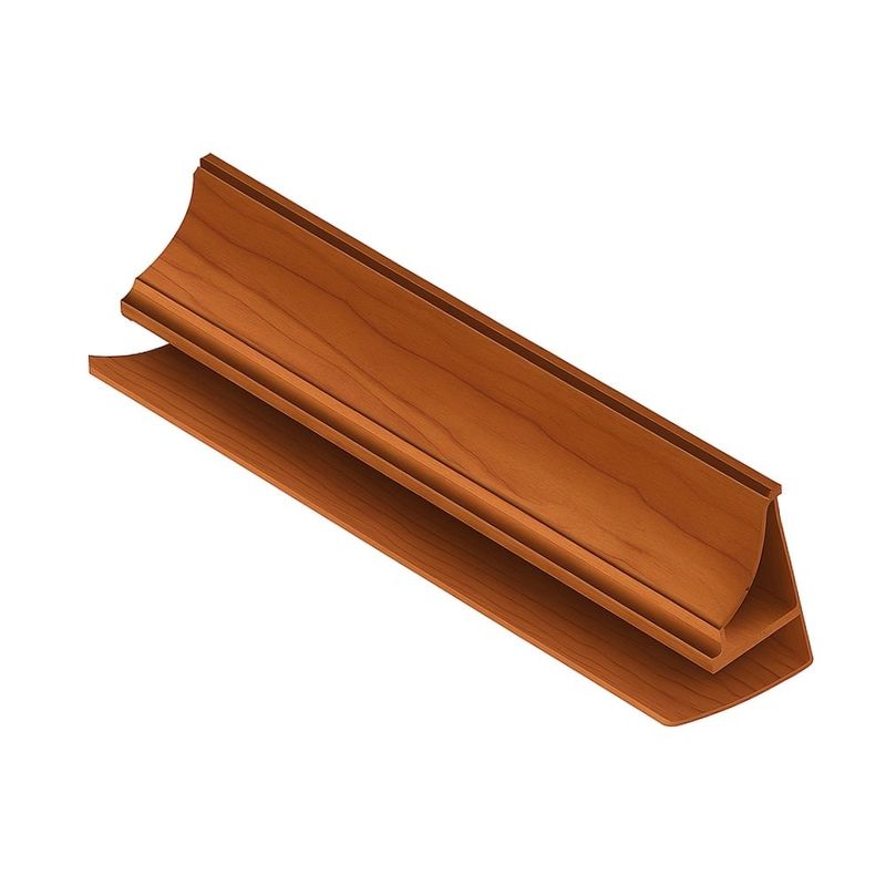 Meia Cana para Forro de PVC Cerejeira 6m