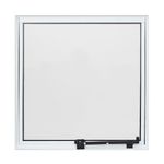Maxim-ar Vidro Boreal sem Grade Alumínio Branco 80x60cm
