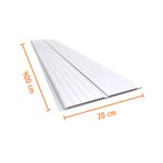 Forro PVC Branco 7mm 20x400cm Pacote com 12m2