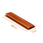 Emenda H para Forro de PVC Cerejeira 6m