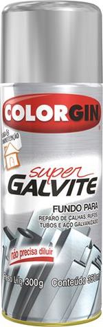 Tinta Spray Super Galvite Branco 350ml Colorgin