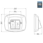 Válvula de Descarga com Acabamento Duplo Cromado 1.1/2" Docol