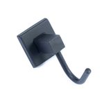 Cabide Gancho Fixar Quadra Preto Fosco