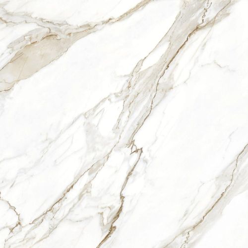 Porcelanato Calacata Retificado Polido Branco 121x121cm 2,95m2