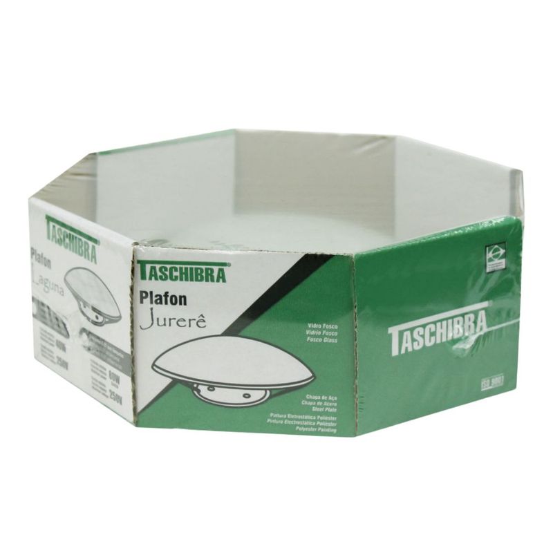 Plafon de Sobrepor Jurerê Redondo 30cm para 2 Lâmpadas E27