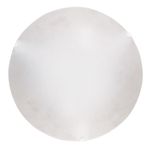 Plafon de Sobrepor Jurerê Redondo Branco 25cm para 1 Lâmpada E27