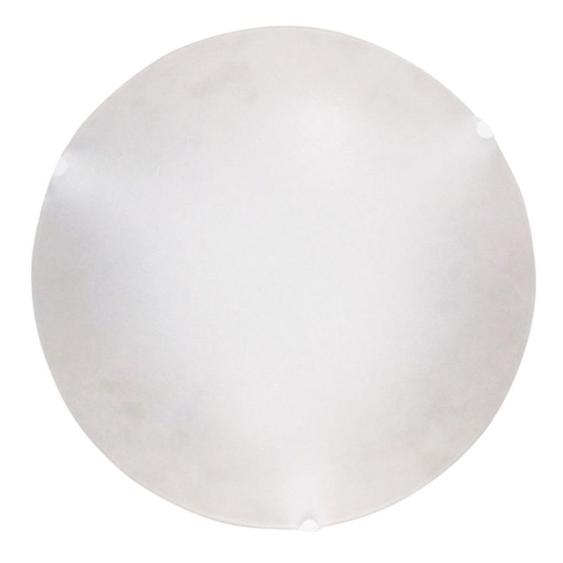 Plafon de Sobrepor Jurerê Redondo Branco 25cm para 1 Lâmpada E27
