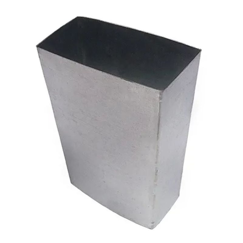 Bocal Retangular Aço Corte 28 Zincado Natural Calhaforte
