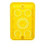 Caixinha de Embutir 4x2 PVC Amarela Legrand