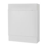 Quadro PVC Disjuntor Sobrepor sem Barramento 24 Disjuntores Branco