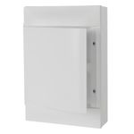 Quadro PVC Disjuntor Sobrepor sem Barramento 24 Disjuntores Branco