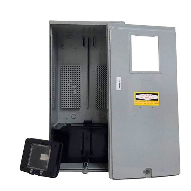 Caixa P sem Montagem Medição Frontal 42x26x14cm Enel