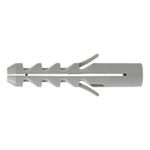 Bucha Nylon sem Anel com Parafuso Cabeca Chata 8x40mm 50 peças