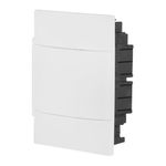 Quadro PVC Disjuntor Embutir sem Barramento para 4 Disjuntores Branco
