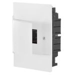 Quadro PVC Disjuntor Embutir sem Barramento para 4 Disjuntores Branco