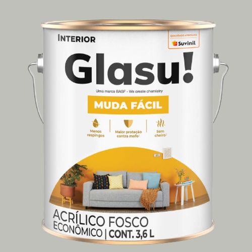 Tinta Econômica Acrílica Fosco Glasu Foto Antiga 3,6L Suvinil
