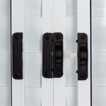 Veneziana 6 Folhas sem Grade Alumínio Branco 100x120cm