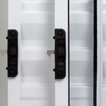 Veneziana 6 Folhas sem Grade Alumínio Branco 100x120cm