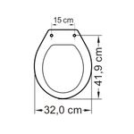 Assento Sanitário Infantil Polipropileno Oval Branco