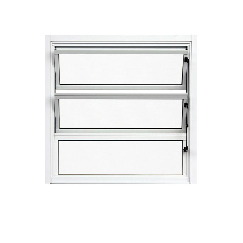 Janela Basculante Vidro Boreal Alumínio Branco 60x80cm