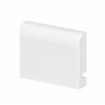 Guarnição Poliestireno Boleado Branco 07x1,5x225cm