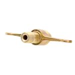 Niple Borboleta Gás Botijão Latão UNC 5/8 x 1/8" NPT