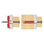 Bucha Duotec com Parafuso Cabeça Chata 5x65mm 6 peças