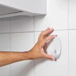Gancho Adesivo Plástico Ambar Grande até 3kg Branco