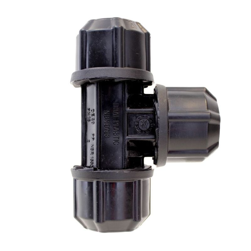 Te de Compressão DN20 Doal Plastic
